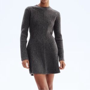 Size L H&M knitted sweater dress with body contour shape